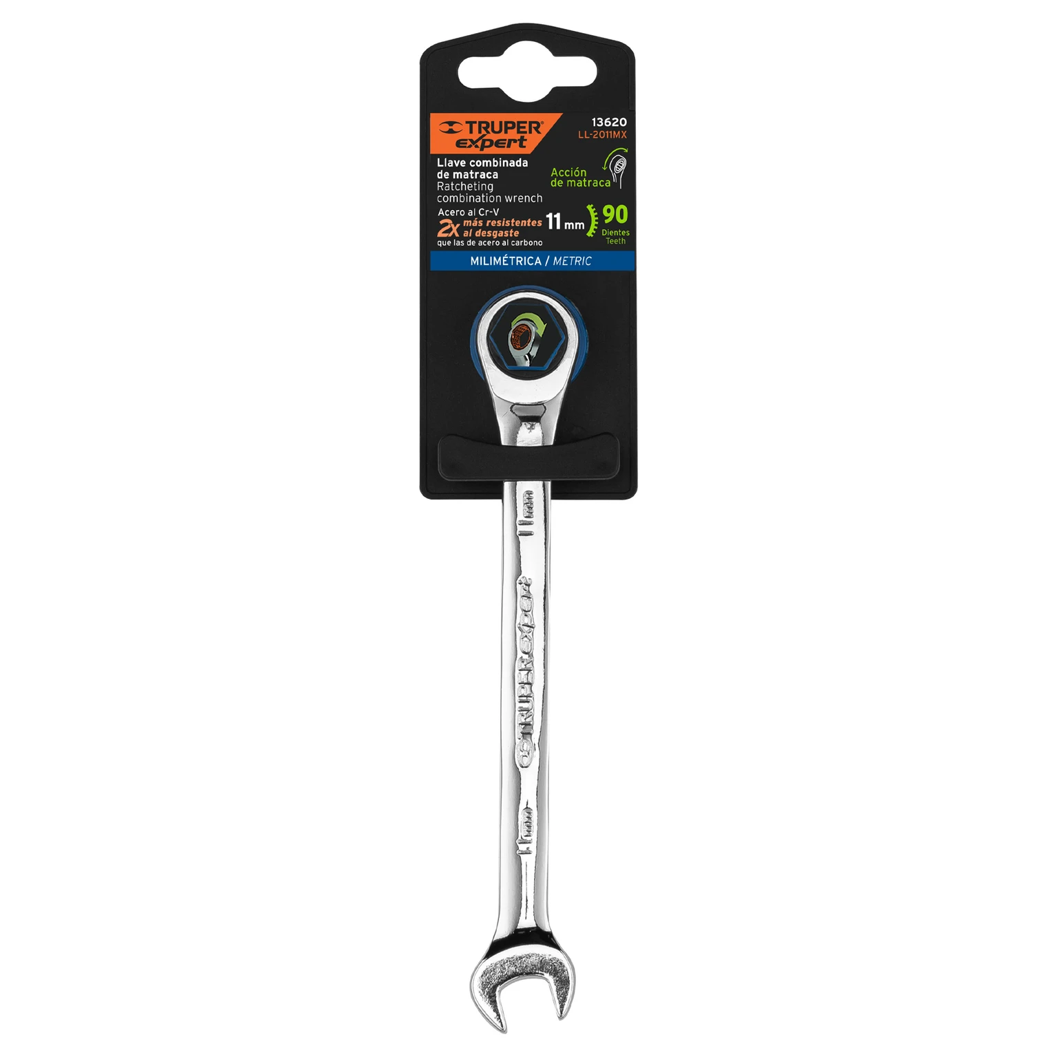 Llave Milimetrica con Rachet 11mm Truper 13620