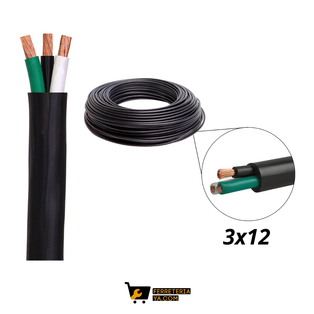 Cable Encauchetado 3X12 Eco