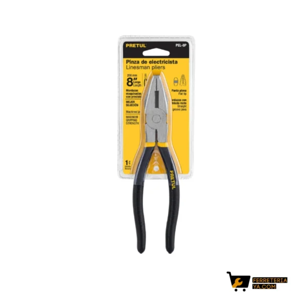 Alicates Universal 8" Pretul   22609