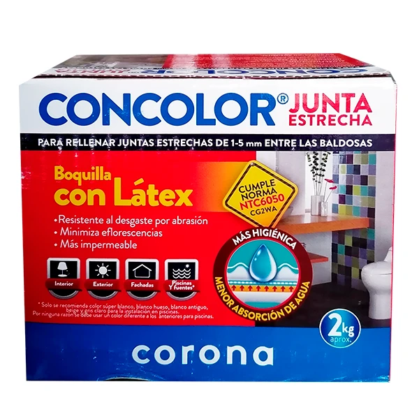 Boquilla Gris Claro Corona 2K