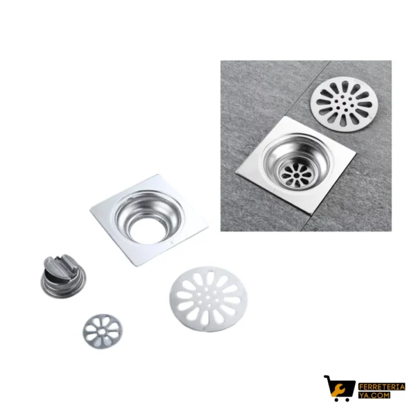 Rejilla Antiolor 4" Acero Inox REF:H D1003