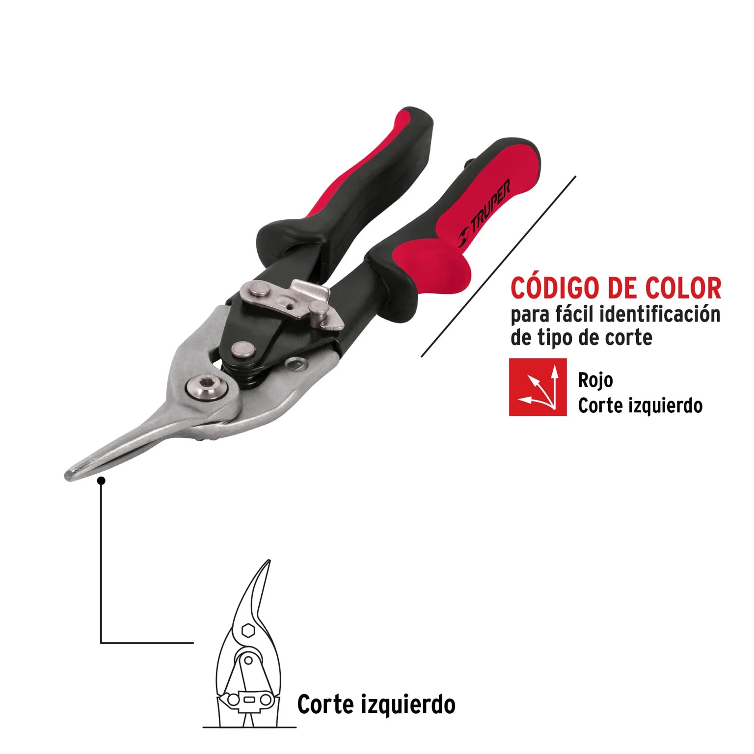 Tijera de Aviacion Izquierda Truper 18534