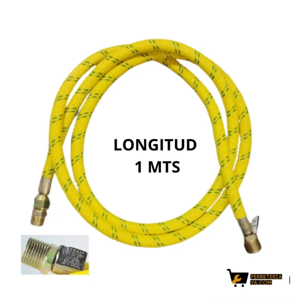 Manguera para Gas 3/8 x 1 Mts