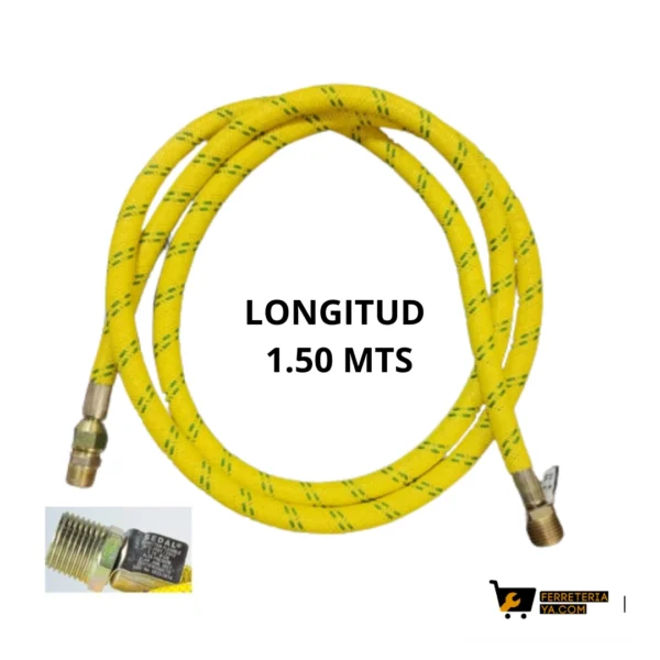 Manguera para Gas 3/8 x 1 50 Mts