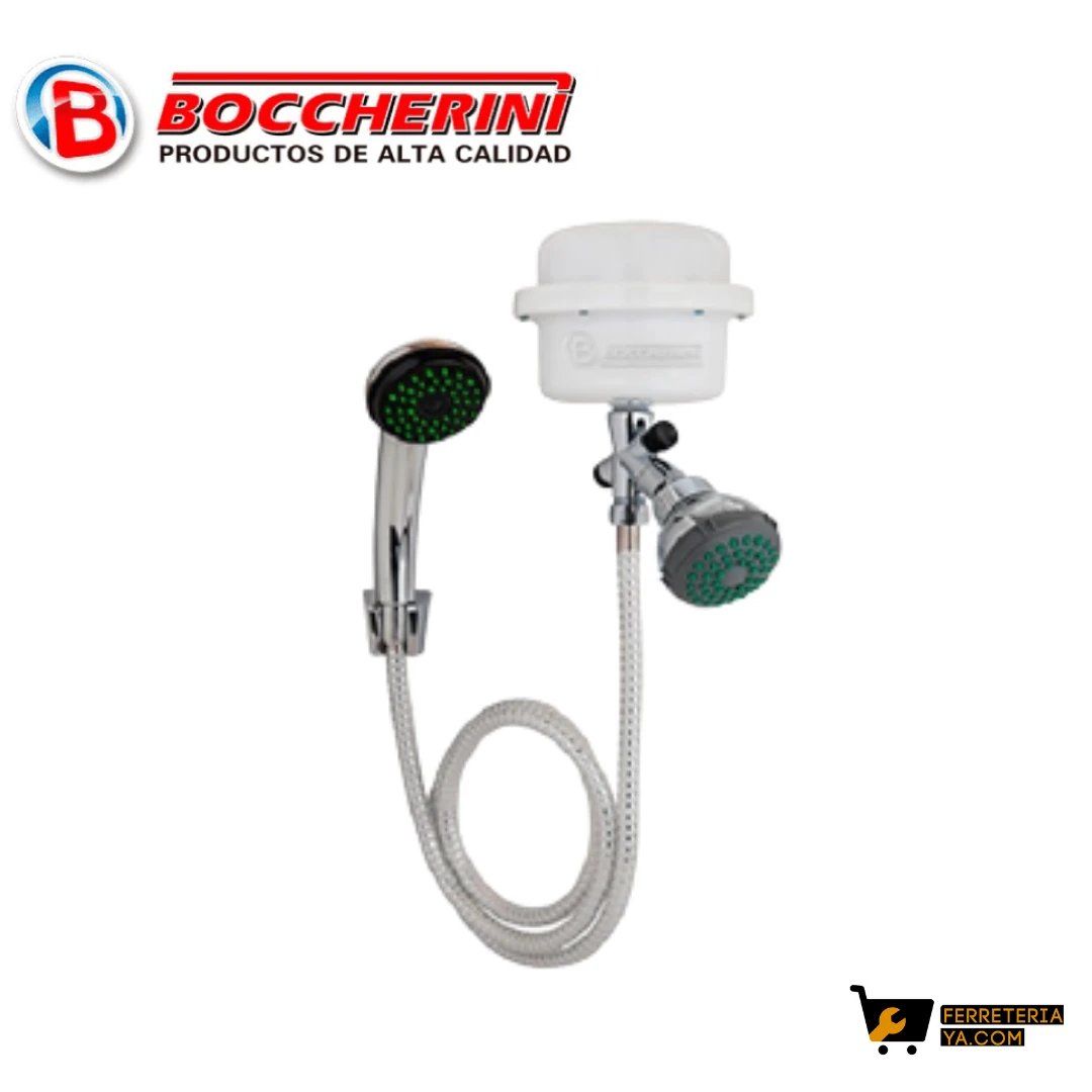 Ducha Electrica + Teleducha Bocherini 110V Blanca