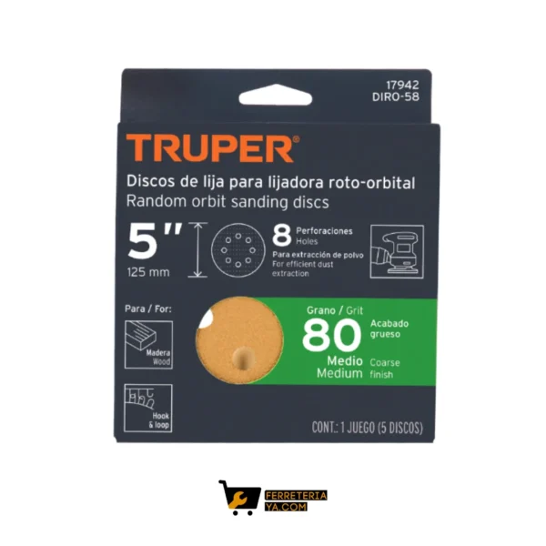 Disco Lija 80 Truper 17942