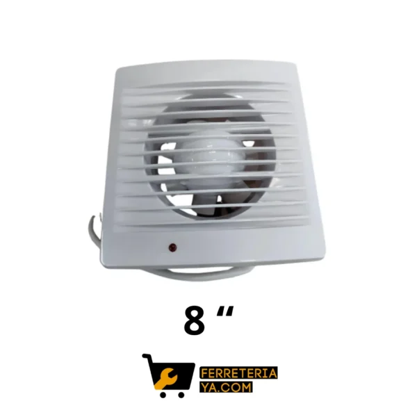 Extractor Rejilla 8" 110V 120V de 25W