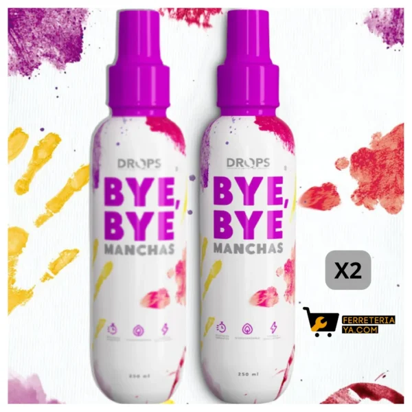 Promocion Drops Bye Bye Manchas 250ml 2 Unidades