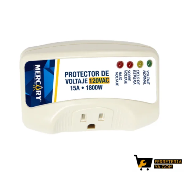 Protector de Voltaje 20A   2400W con Interruptor Mercury