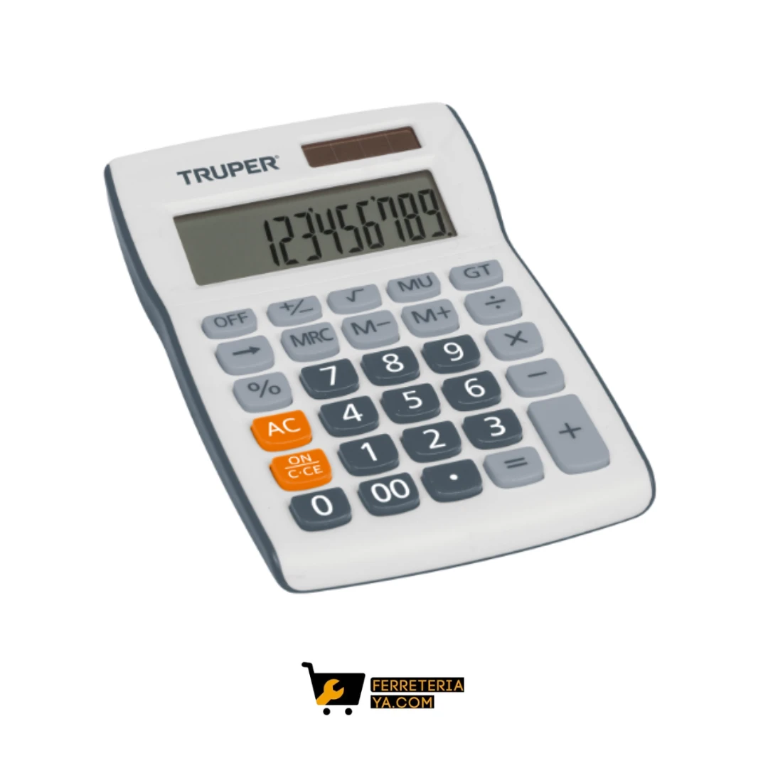 Calculadora Digital de bolsillo de 12 Digitos, Truper 60480