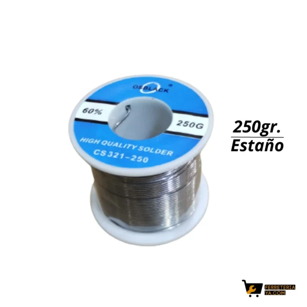 Estaño En Carrete 250G