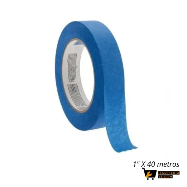 Cinta Enmascarar Azul 1" x 50m Truper   12622