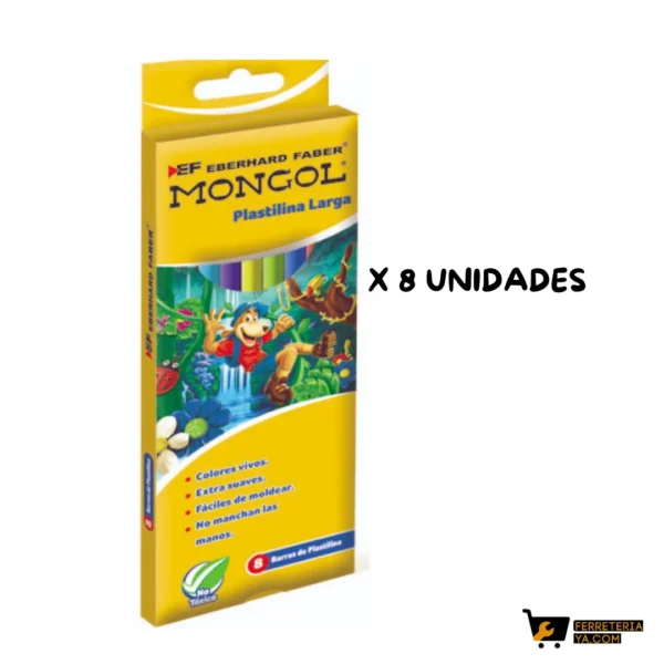 Plastilina Surtida x 8