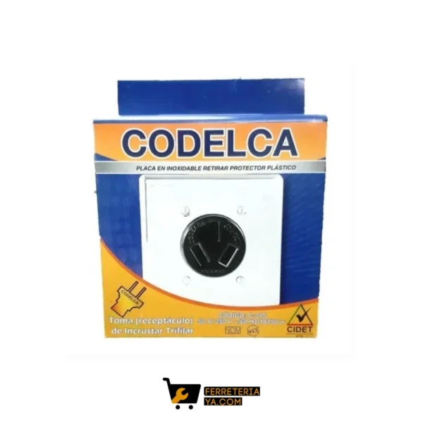 Toma de Incrustar Trifasica Codelca 3X50