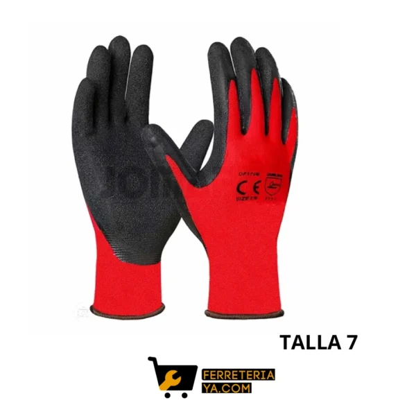Guantes De Nitrilo Reforzado Talla 7