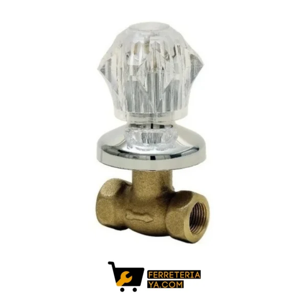 Registro Ducha Pomo Cristal Brickell