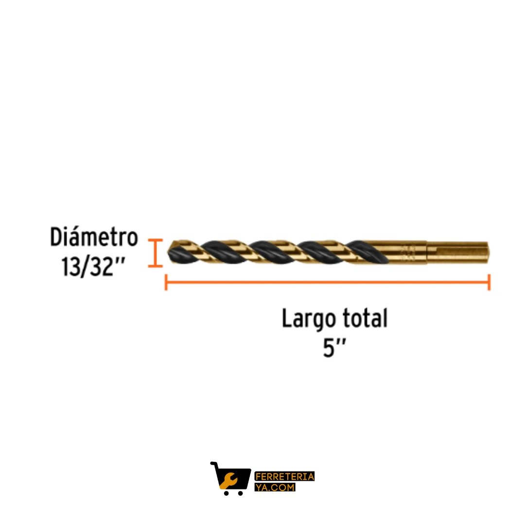 Broca Acero 13/32 Truper 11154