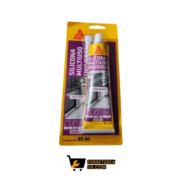 Silicona Multiuso Universal Blanco Sika 85ml