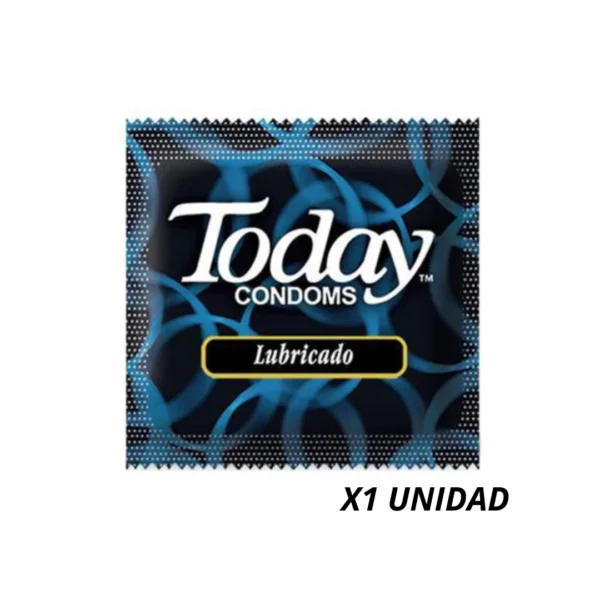 Condones Today Lubricado X 1 Unidad Preservativo