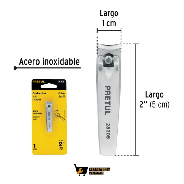 Corta Uñas Pequeño Pretul   28308