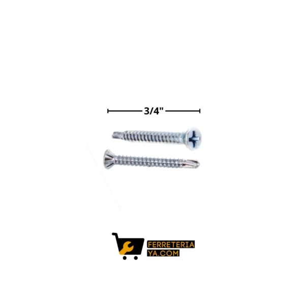 Tornillo Avellanado Punta Broca 6 X 3/4