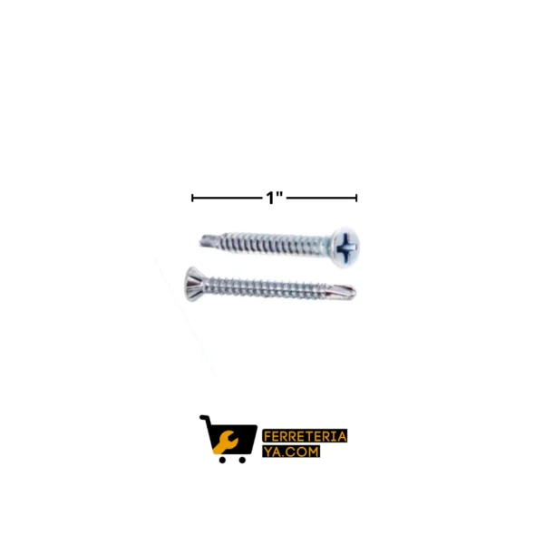 Tornillo Avellanado Punta Broca 6 X 1"