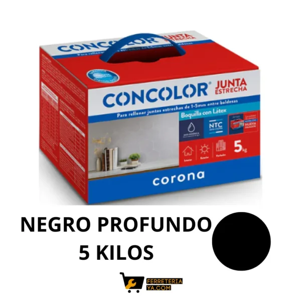 Boquilla Negro Profundo Corona 5K