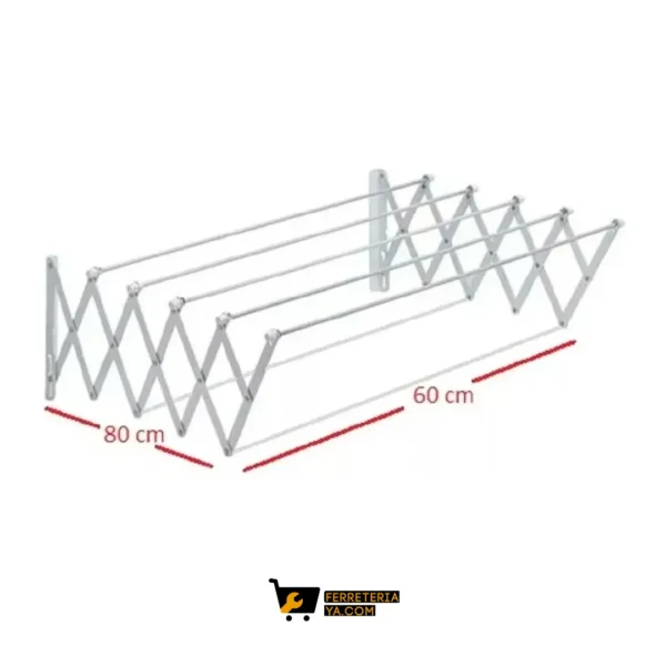 Tendedero de Ropa Extendible   60cm Ancho