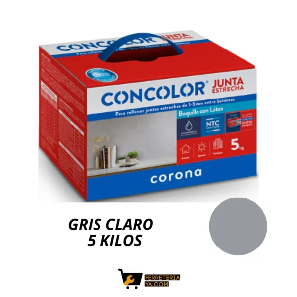 Boquilla Gris Claro Corona 5K