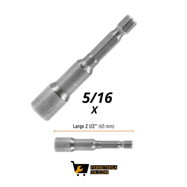 Copa Magnetica 5/16 X 2"1/2 Para Taladro Truper   12942