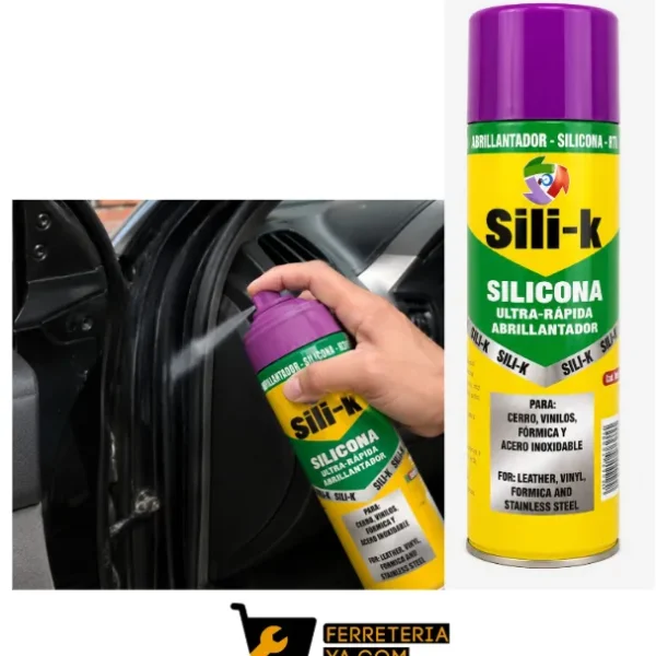 Silicona Spray para Brillar Olor Uva 450ml