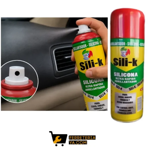 Silicona Spray para Brillar Olor Fresa 450ml