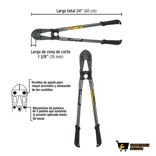 Cizalla cortapernos 24", Pretul   20947